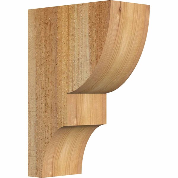 Ekena Millwork Ridgewood Rough Sawn Corbel, Western Red Cedar, 4"W x 8"D x 12"H COR04X08X12RID00RWR - main